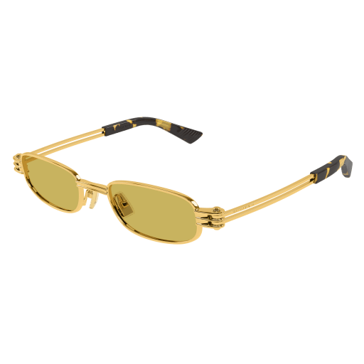 Lunettes de soleil Bottega Veneta BV1381S002-GOLD-GOLD-YELLOW50 - BV1381S002-GOLD-GOLD-YELLOW50